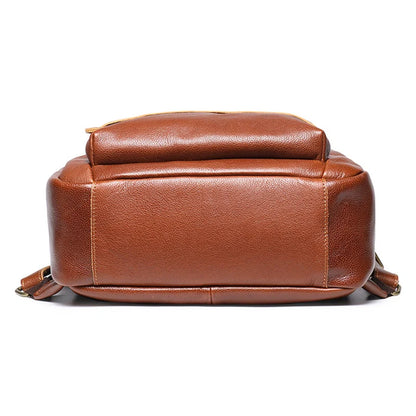 Handmade Black Leather Backpack For woman
