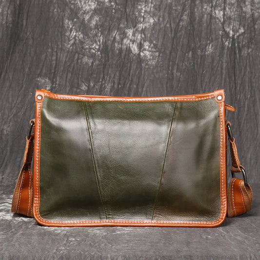 Artisan Colorblock Womens Leather Crossbody Bag
