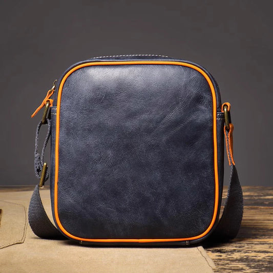 Unisex Casual Minimalist Leather Crossbody Bag