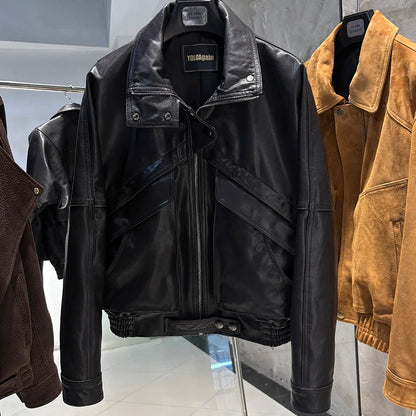 Suede Jacket Women Real Leather Jacket