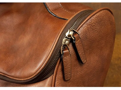 Vegetable Tanned Cowhide Luxury Leather Backpack