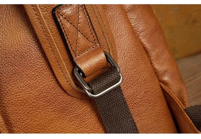 Unisex Buttery Soft Leather Backpacks - Large Capicity Bag