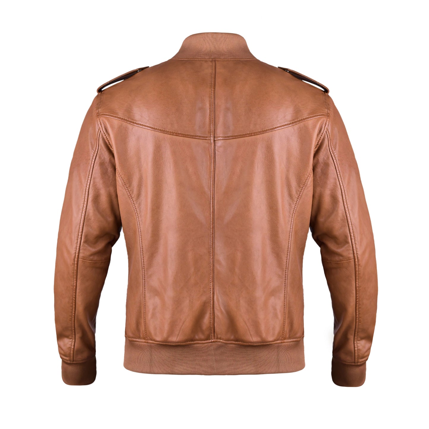 Brown B3  Mens Bomber Leather Jacket