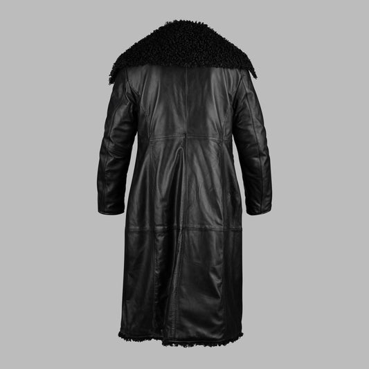 Long Black Leather Coats For Men