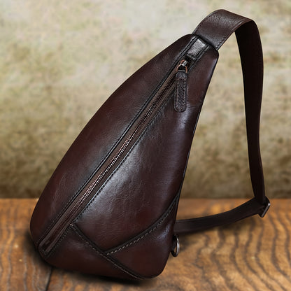 Stylish Genuine Leather Sling Bags - Urban Carry Bag