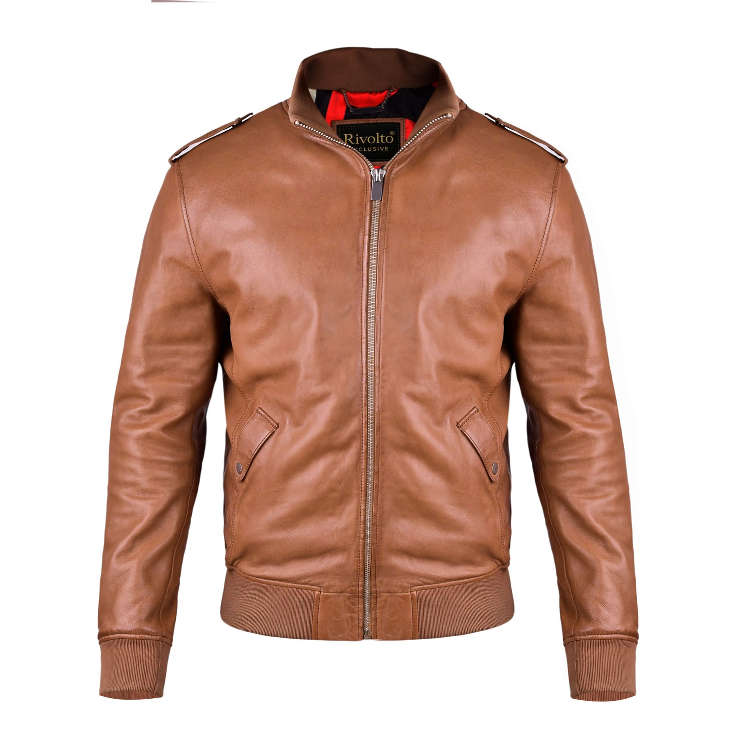 Brown B3  Mens Bomber Leather Jacket