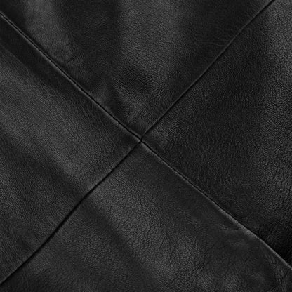 Black Leather Blazer For Mens