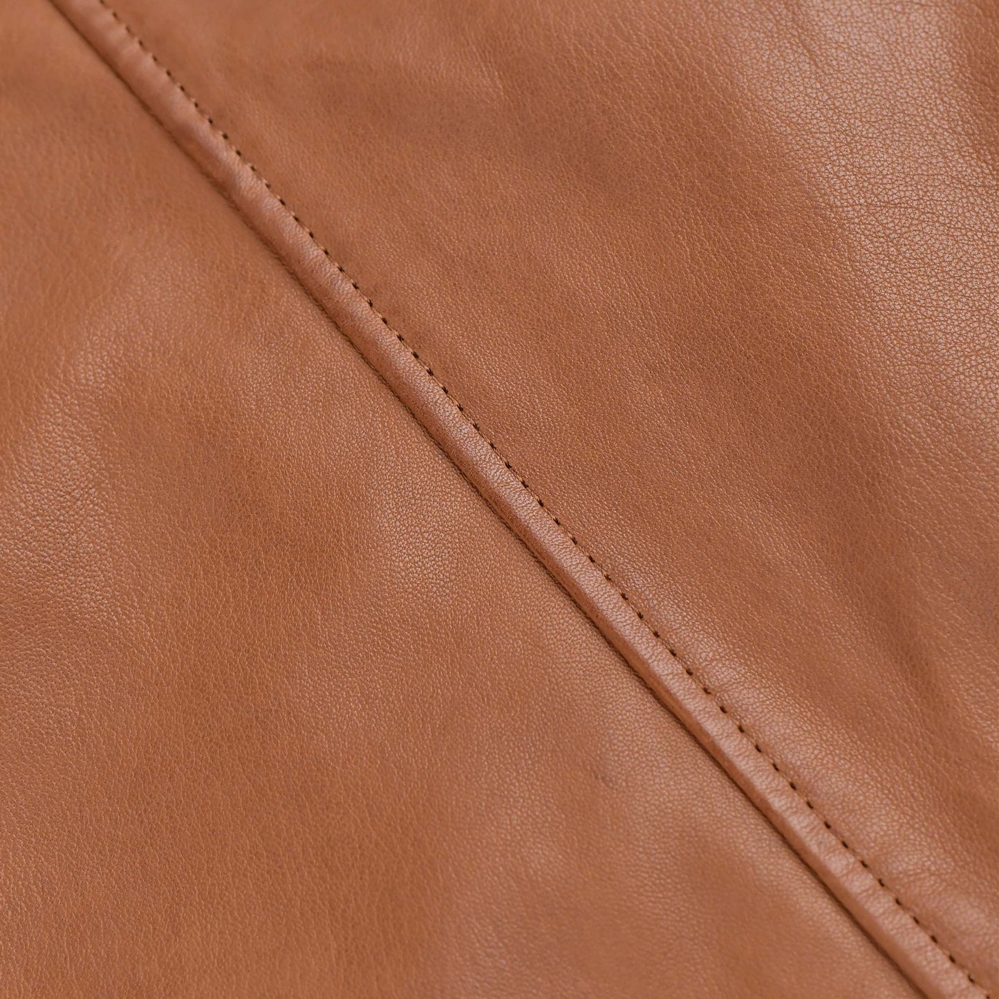 Brown Leather Biker Jacket For Mens