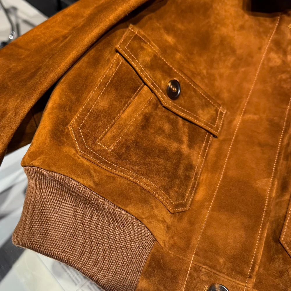 vintage leather bomber jacket womens