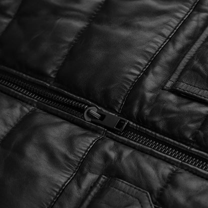 One Block Down Leather Jacket for Women